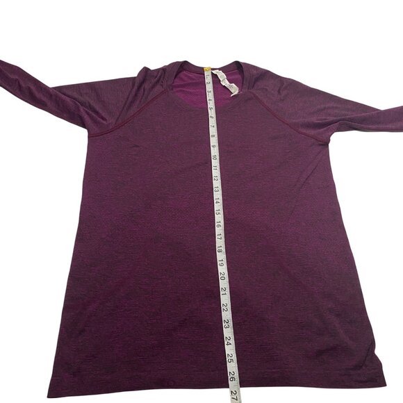 Lululemon run swiftly tech Womens Long Sleeve Top Size 12 Fall running layer - Picture 7 of 8